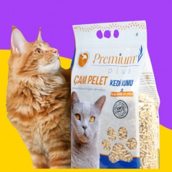Premium Plus Çam Pelet Kedi Kumu 45 LT (15 x 3 Adet)